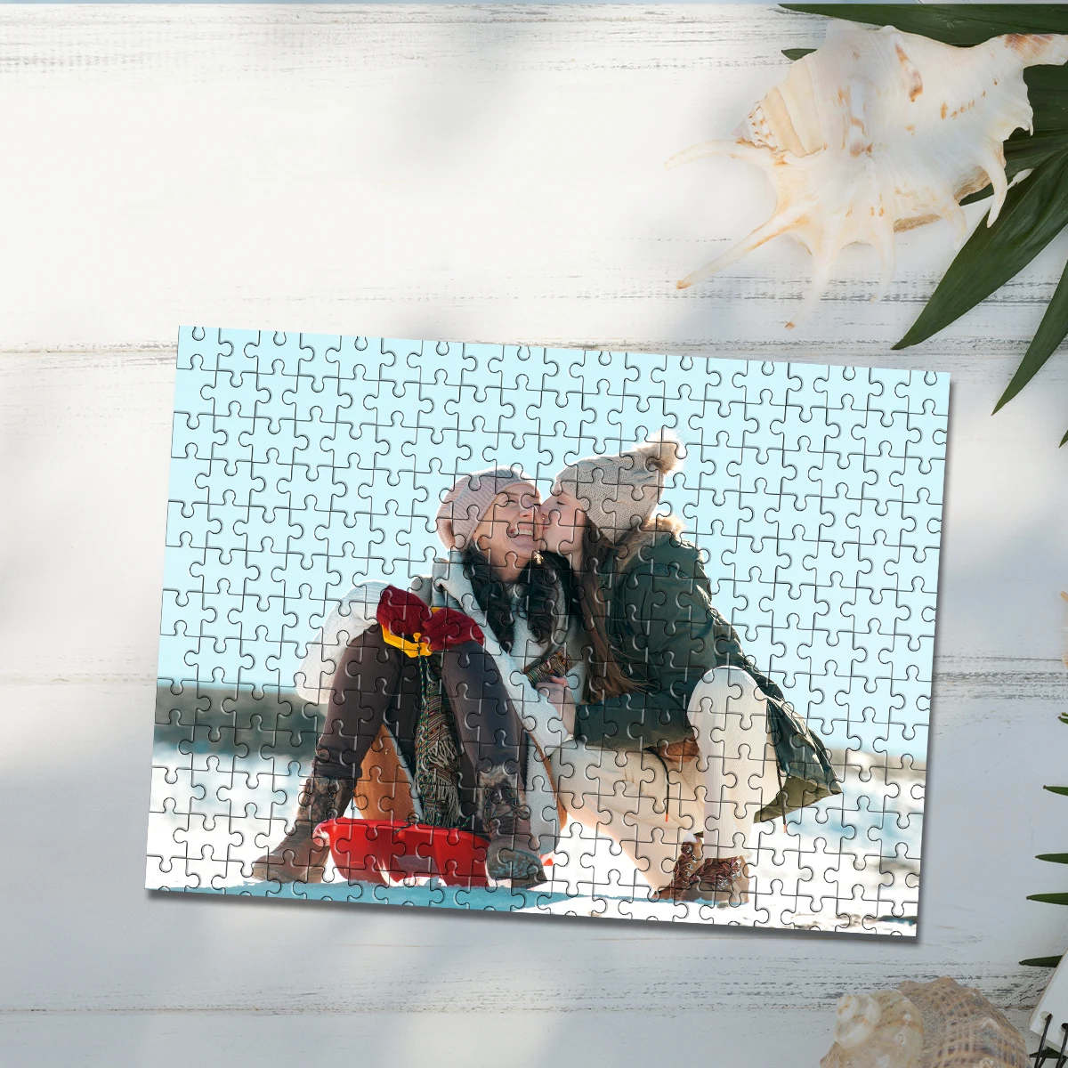 35/300/500/1000pcs Personalized Custom Photo Puzzle photo Father's Day Back To School Halloween Christmas New Year