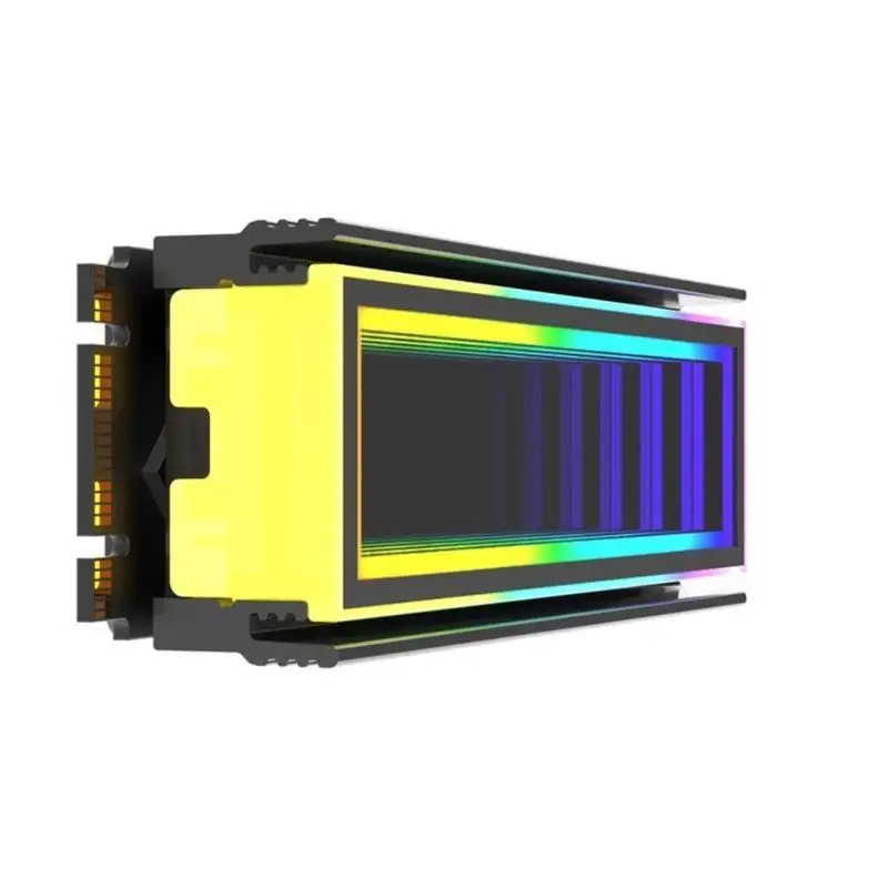 

Y1UB M.2 Радиатор SSD Теплоотвод Радиатор Охладитель Жилет Световой радиатор ARGB