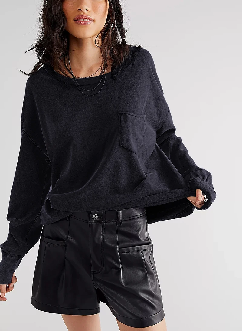 Oversized 100% Cotton Women Sweatshirts Long Sleeve Basic Thin Streetwear Harajuku Pullovers Roupas Femininas