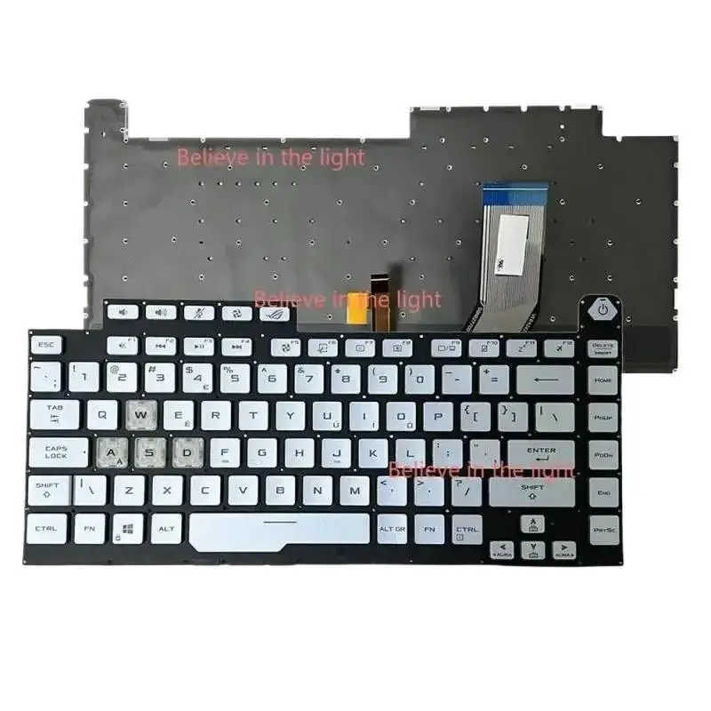 

Blue Backlit Keyboard US for Rog Strix G531GD G531GW G531GV G531GT G531GU €|€