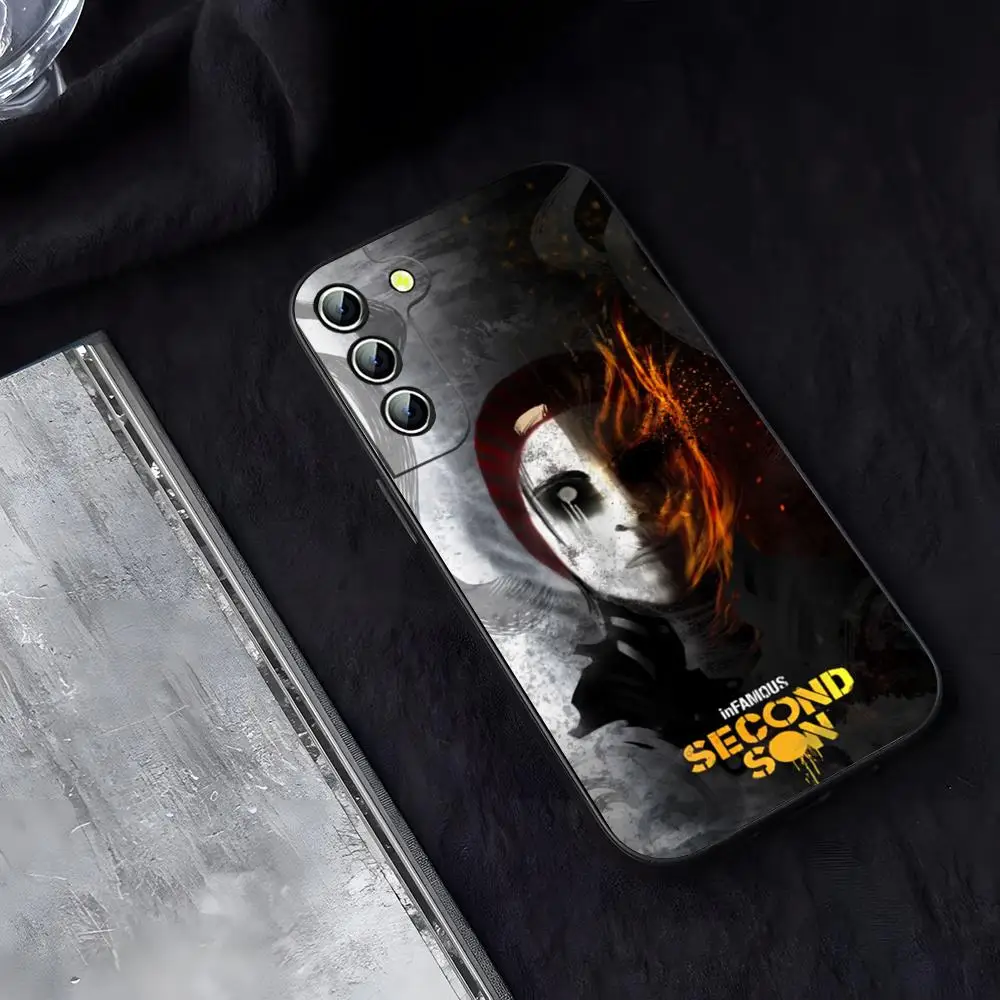 Funda de teléfono Infamous SecondS Son para Samsung Galaxy S26 S24 S23 S22 S25 S21 Ultra Fe Plus A55 A34 A14 A54 A24 A53