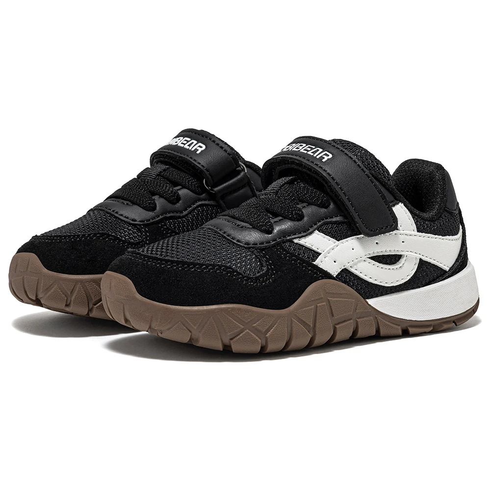 HOBIBEAR Wander-Sneaker für Kleinkinder mit breiter Zehenbox, Kunstleder-Mesh-Gehschuhe, Trekking-Outdoor-Laufschuhe mit Klettverschluss – Detail 4