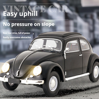 CXD 1/16 D62mini Full Scale Remote Control Car RC CAR Retro Beetle 1950 Climbing Car Simulation Model Toy Festival Gift