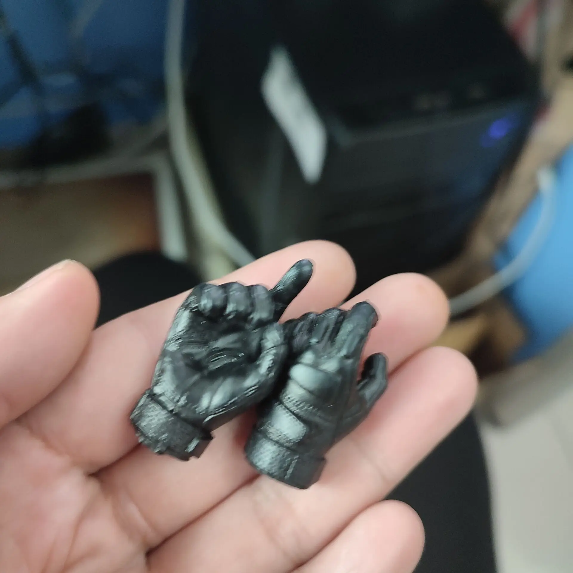 Pary w magazynie 1/6 Sca Man Male Hands Gloved Hand Black Type Holding Figure Gun Holder Gloves Model For 12" Action figure