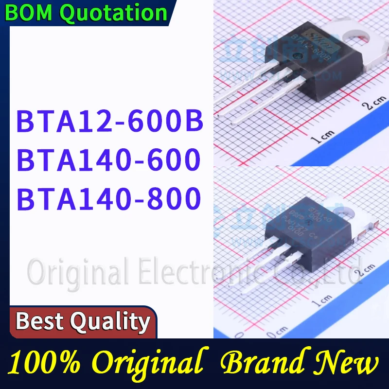 5pcs/lot BTA12-600B BTA140-600 BTA140-800 In stock Original High quality