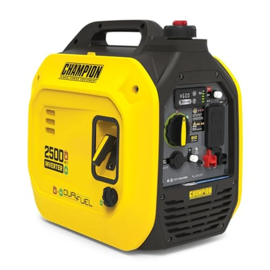2500-Watt Dual Fuel Portable Inverter Generator with Quiet Technology and CO Shield