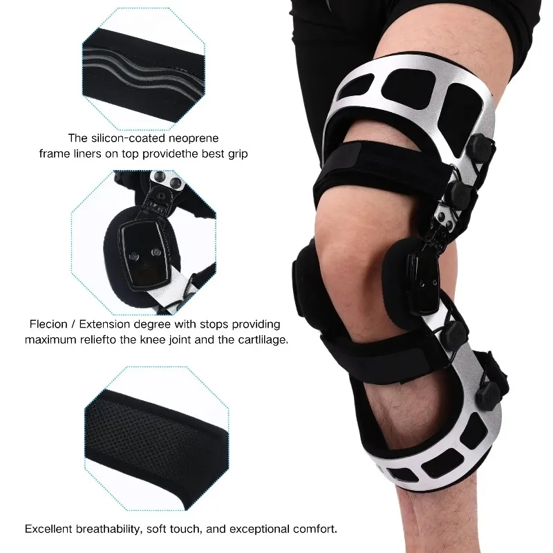 Unloader  Brace Instability of Knee Joint or Ligament Injury & Protect Knee Joint after Knee Surgery
