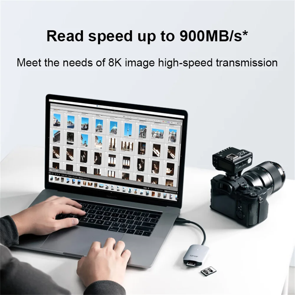 Lexar515U CFexpress Type A USB3.2 Gen2 CFE قارئ بطاقات عالي السرعة من النوع C واجهة 8K 10Gbps قارئ بطاقات الذاكرة