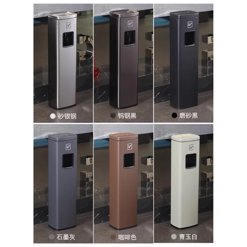 

Мебель Лифт входная зона для курения пепельница мусорное ведро вертикальная дымовая колонна из нержавеющей стали