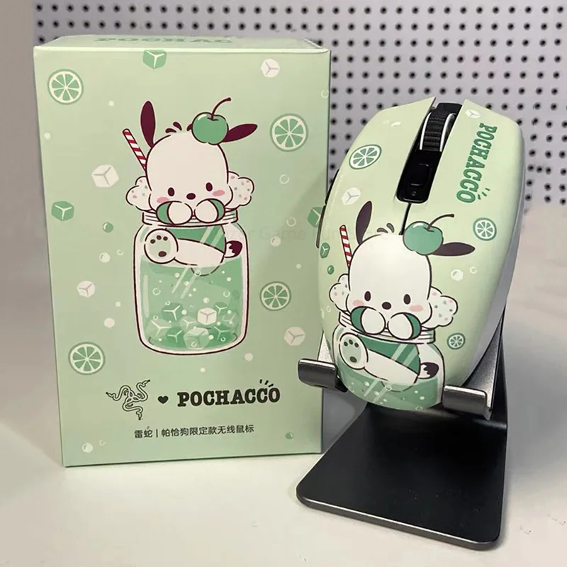 Imagem -06 - Razer-sanrio Hello Kitty Wireless Gaming Mouse Kuromi Pochacco Edição Limitada Modos Duplos 60g Design Ultra-leve Original