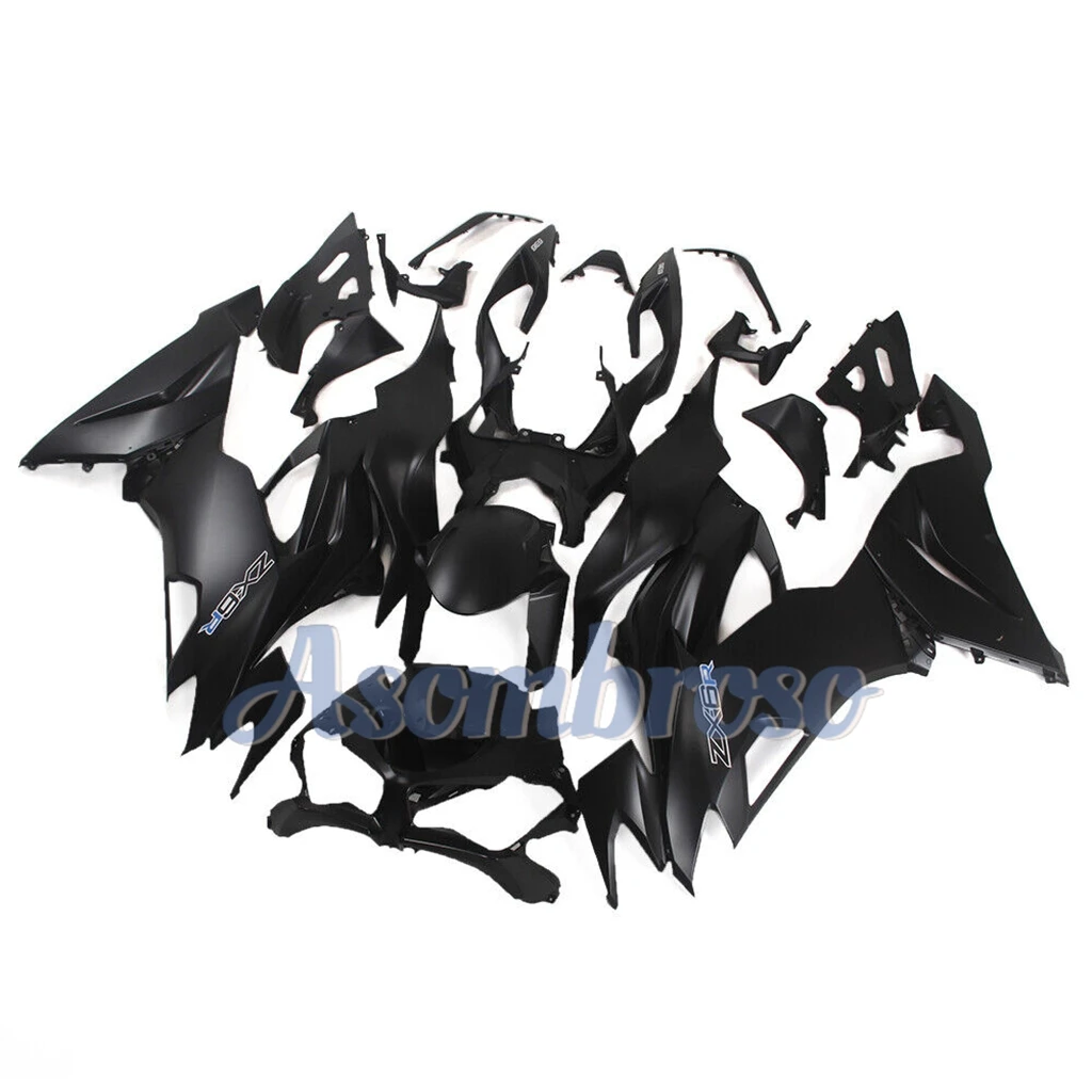 Full Fairing kit For Ninja ZX-6R 636 2019 2020 2021 2022 2023 ZX 6R Injection Plastic Fairing kit  ZX6R 19-23 Matte black
