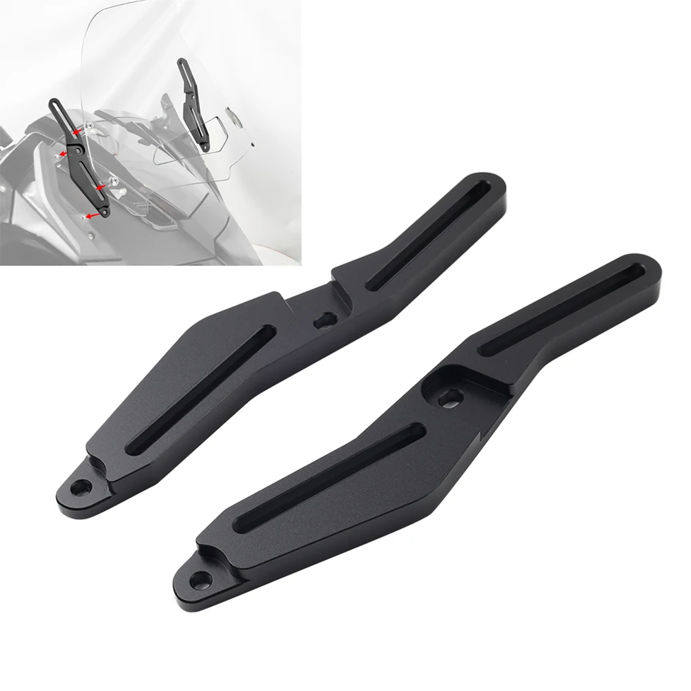 2x Motorcycle Windshield Brackets Windscreen Adjusters For Can-Am Spyder F3-T F3-L 2016-2025