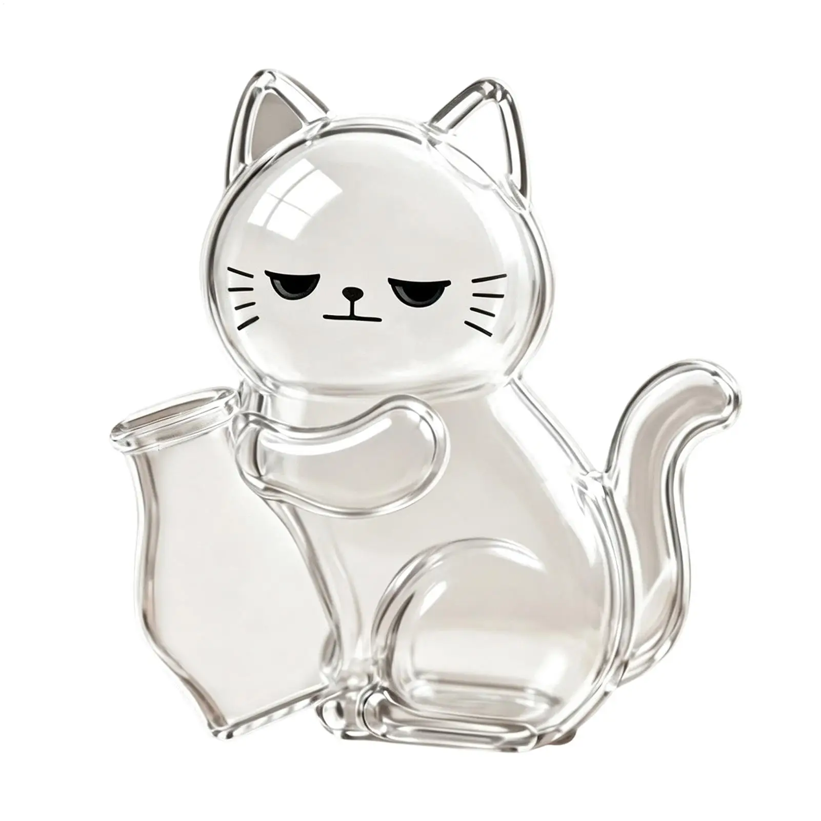 Cat Whisker Holder Magnet Clear Kitten Whisker Storage Kitten Hair Container Magnets For Homeowners Animal Lovers Pet Parents