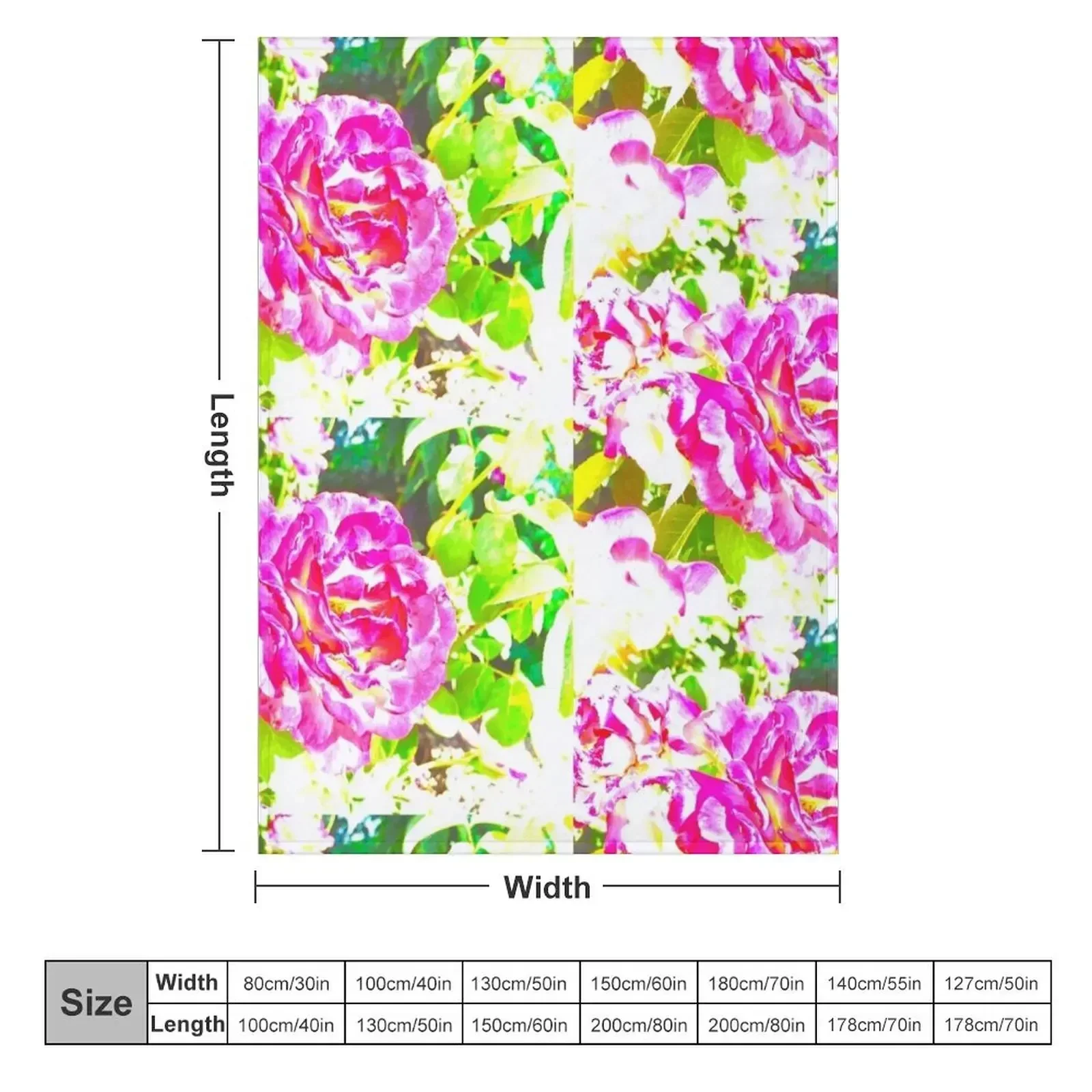 Brilliant Blossom Throw Blanket Blankets For Baby Weighted Furrys bed plaid Retros Travel Blankets