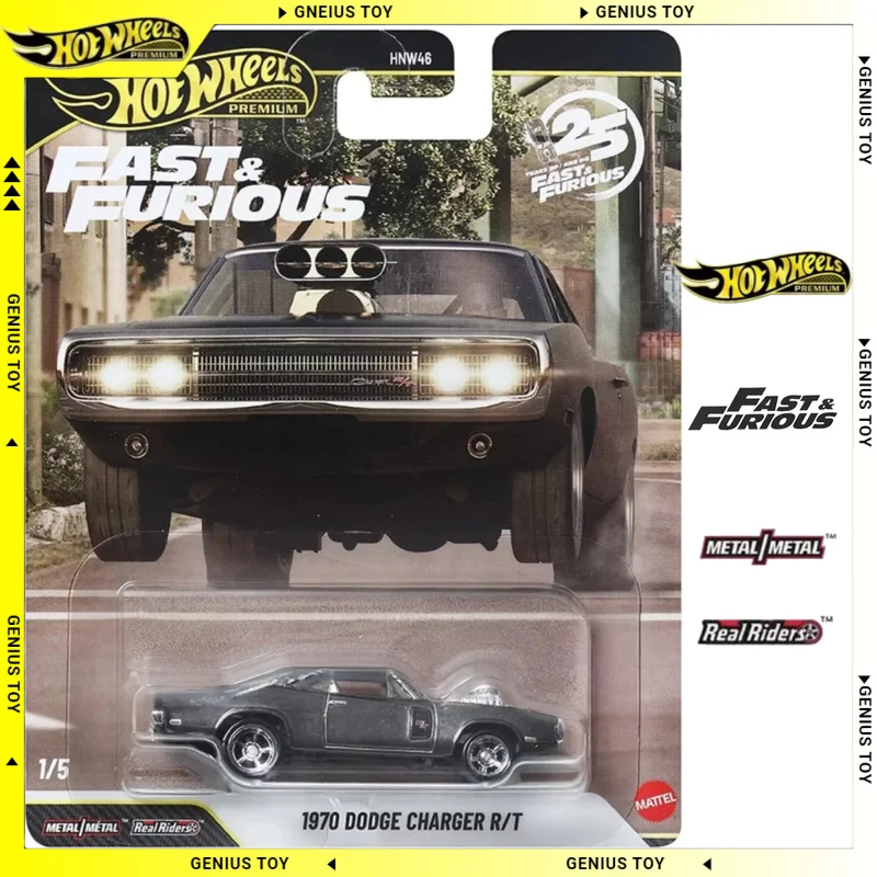 

Коллекционная модель Hot Wheels Premium 2026 Fast & Furious '70 Dodge Charger R/T 1:64, литой металлический корпус, культовый маслкар Доминика