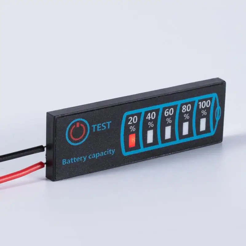 1/2/3pc 18650 Li-ion Lipo Lithium 5-30V Lead Acid Battery Level Indicator Tester LCD Display Meter Module Capacity Voltage Meter