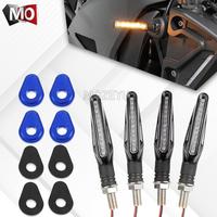 LED FRONT TURN SIGNAL MOUNT PLATES For Yamaha YZF-R7 Tenere 700 2019 2020 2021 Motorcycle Turn Signals Indicator Adapter Spacers