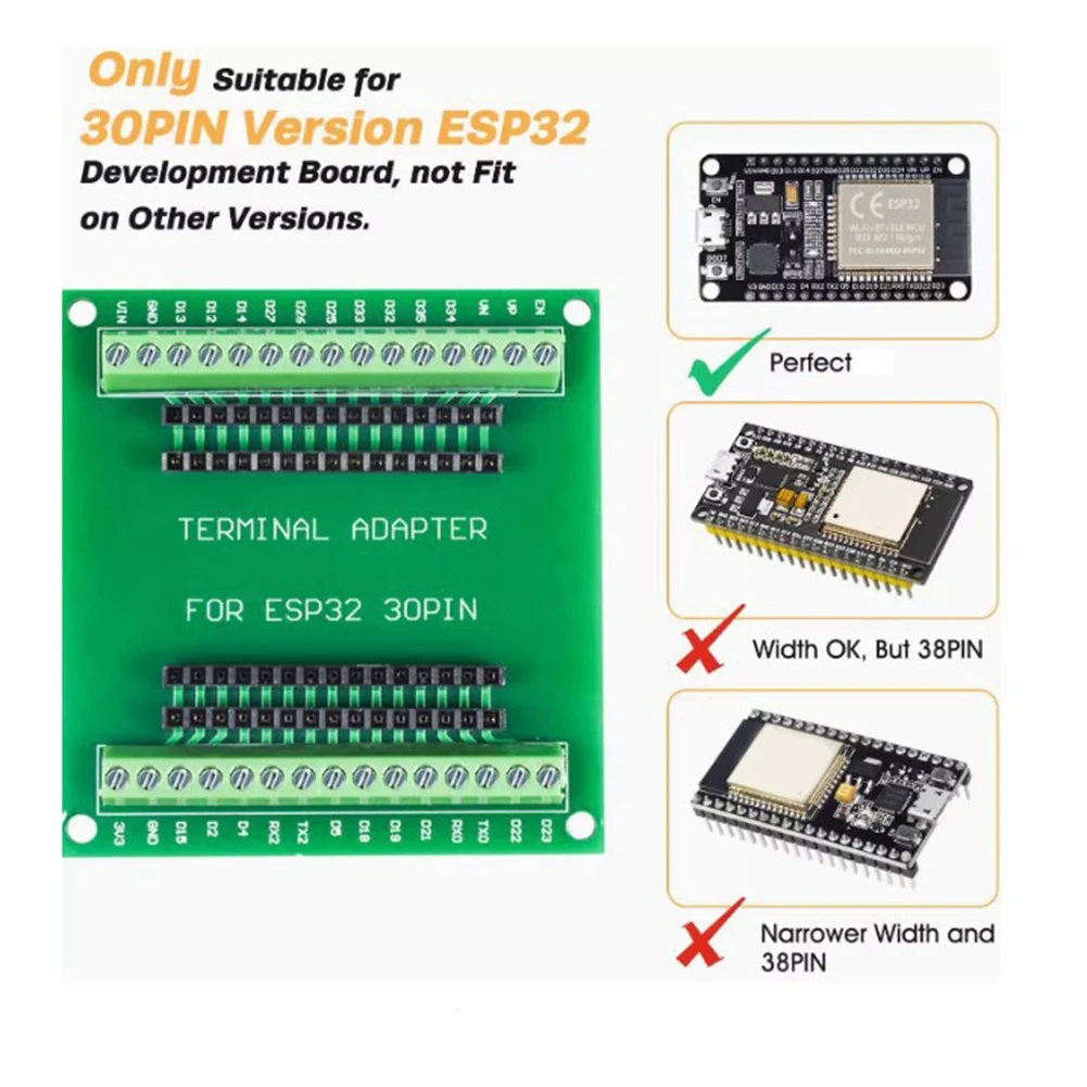 Development Board Wireless Blutooth Module Ultra-Low Power Consumption Duals Core 30Pin GPIO Board