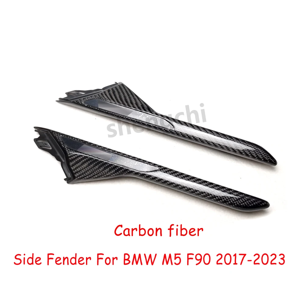 M5 F90 parafango laterale nero lucido in fibra di carbonio per BMW M5 F90 parafango laterale coperture per sfiato aria 2017-2023