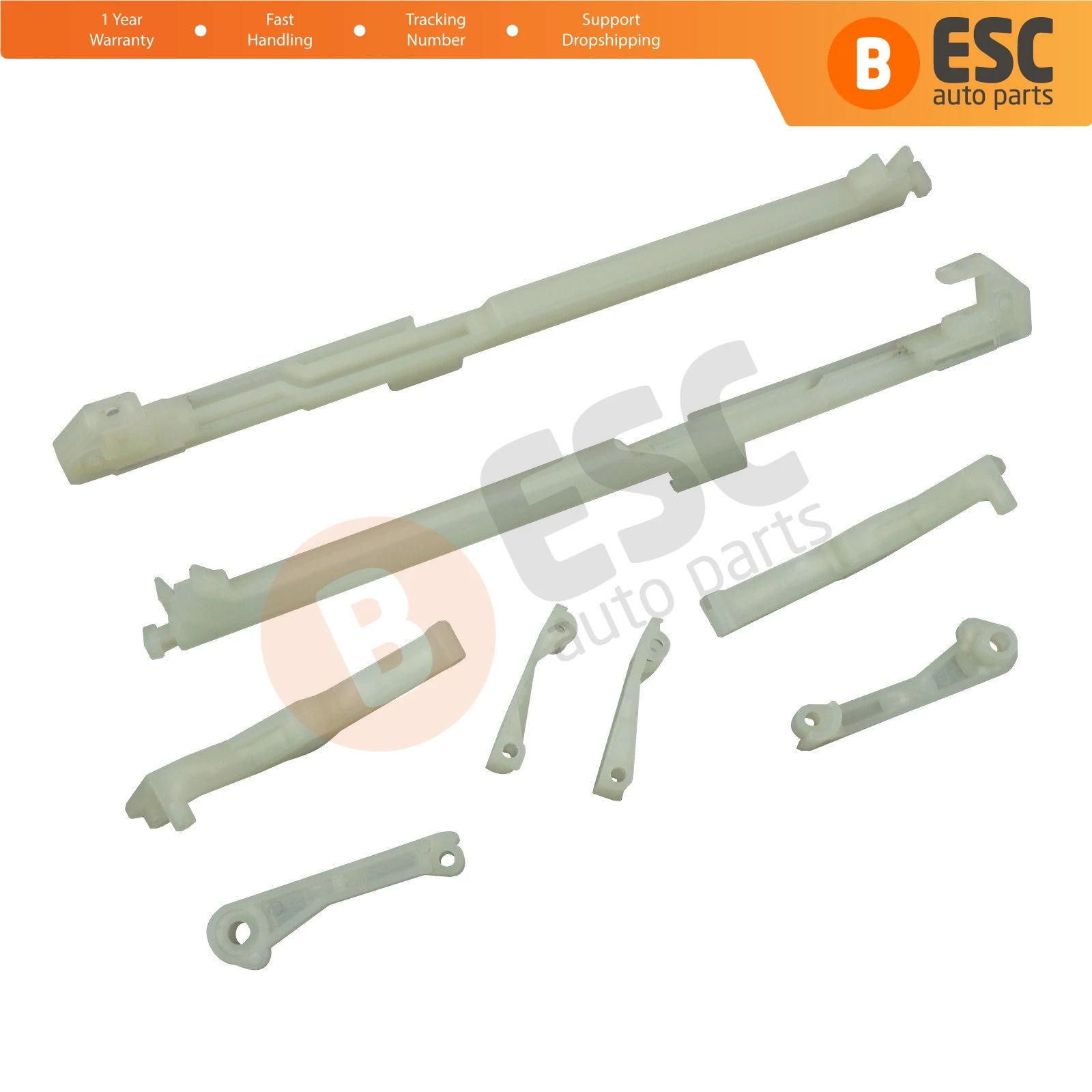 ESC Auto Parts ESR20+ESR21 Sunroof Guide Rail Repair Kit Left&Right:EHD100140-50 for Land Rover Range Ship From Turkey