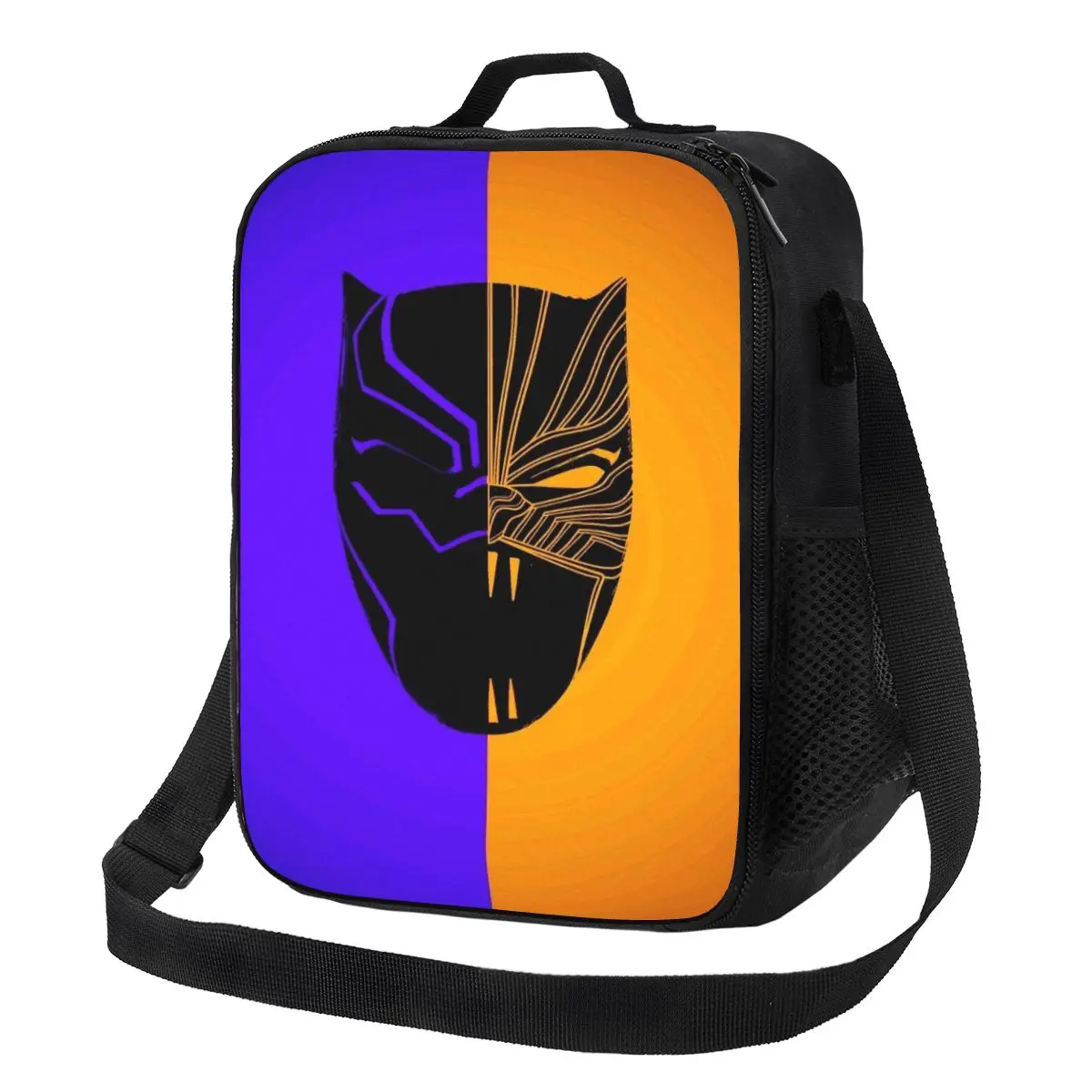 

Изготовленная на заказ сумка для обеда из фильма «Черная пантера» для мужчин и женщин, охладитель, термоизолированные ланч-боксы для офиса для взрослых