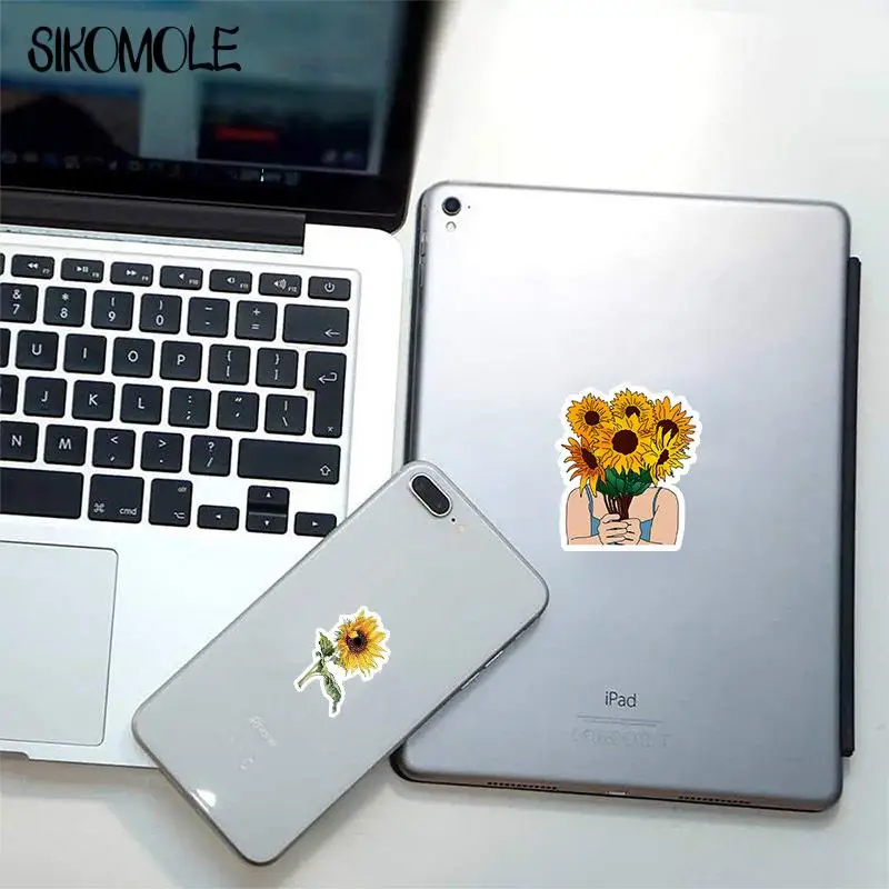 10/30/50PCS Sunflower You Are My Sunshine Stickers DIY Toy Car Skateboard Guitar Laptop Travel Luggage Decal Graffiti Sticker F5