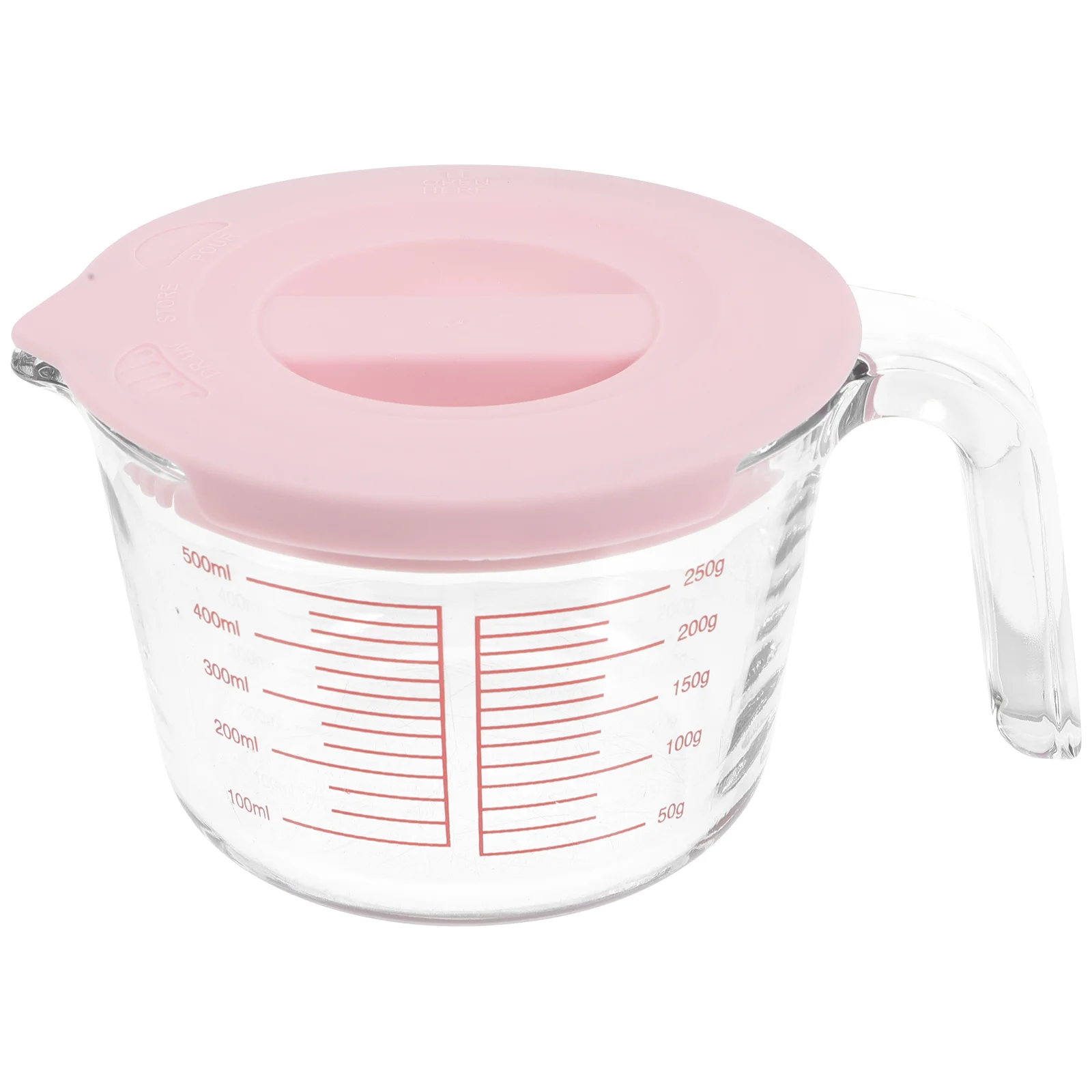 

Thickened Glass Measuring Cup Heat-Resistant Clear Scale Large Capacity Kitchen Baking Tool Tea Tins for Tea Bags