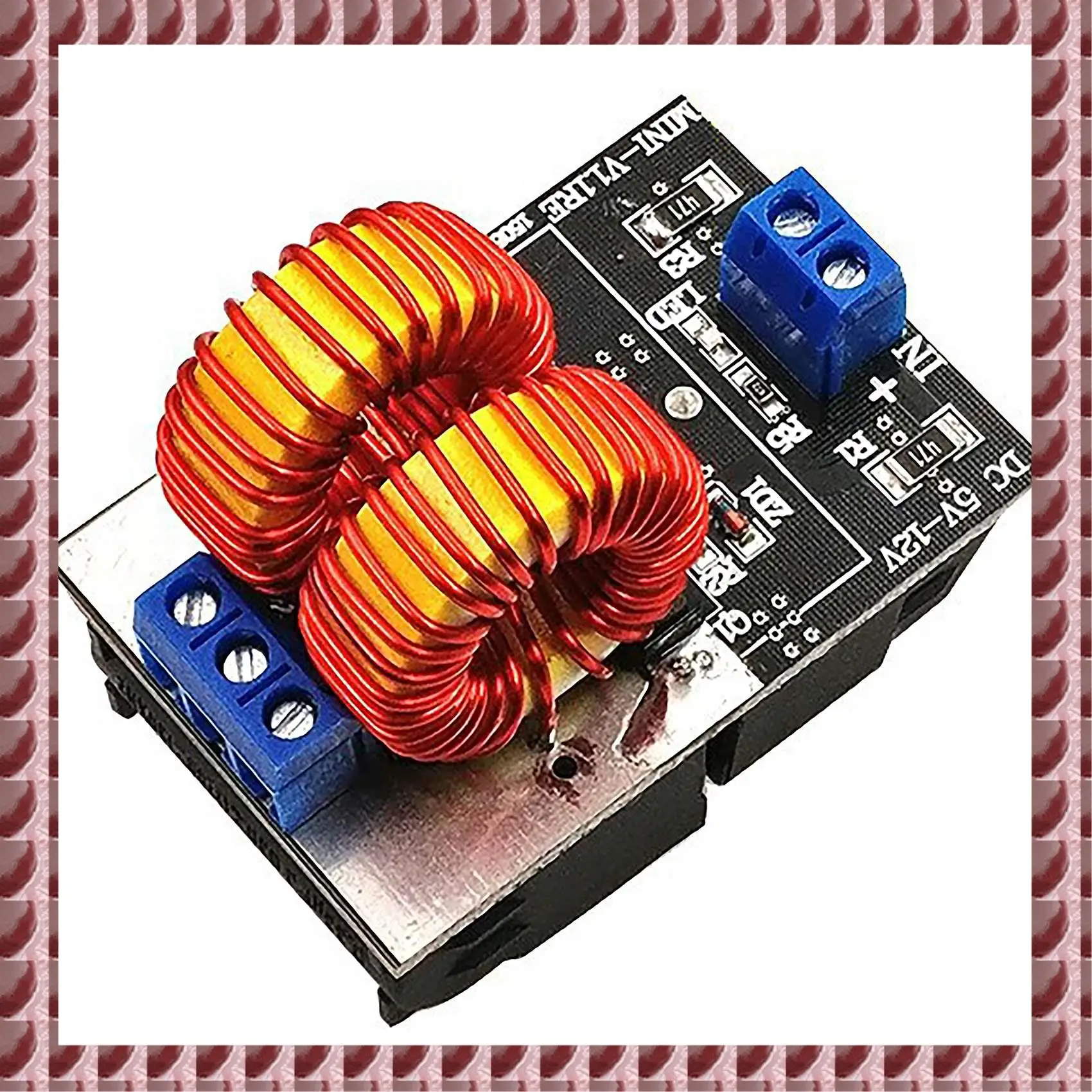 

A95G Мини ZVS Нагревательная машина 120 Вт Высокочастотный индукционный нагревательный модуль Плата Драйвер Нагреватель