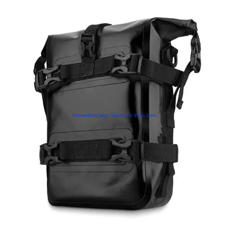 

H7BD Большая емкость 8 л для крепления на бампер мотоцикла, сухая сумка из устойчивого к истиранию материала для хранения