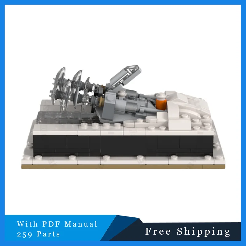 

259 шт. MOC Star Battle Series Snow Flying Craft Technology модульные строительные блоки модель детская сборная игрушка Рождественский подарок