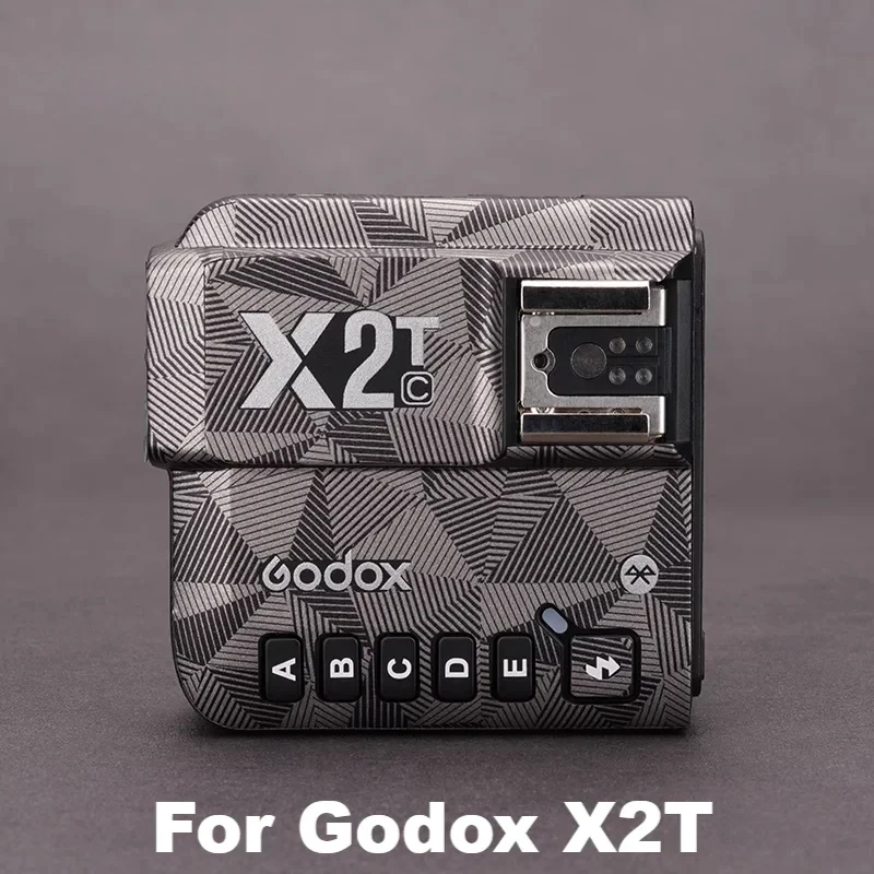 X2t decalque pele vinil envoltório filme sem fio flash gatilho corpo adesivo protetor casaco para godox X2-T X2T-C X2T-N X2T-S