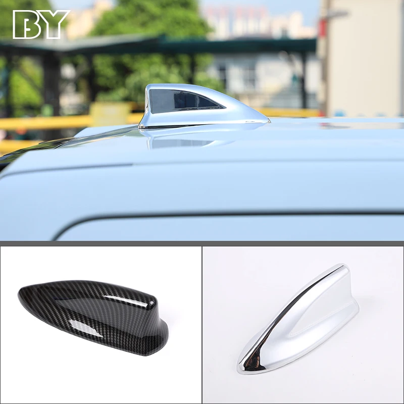 

ABS Carbon Fibre/Silver Shark Fin Antenna Cover For Toyota Tundra 2022-2023 Car Exterior Trim Accessories Sticker