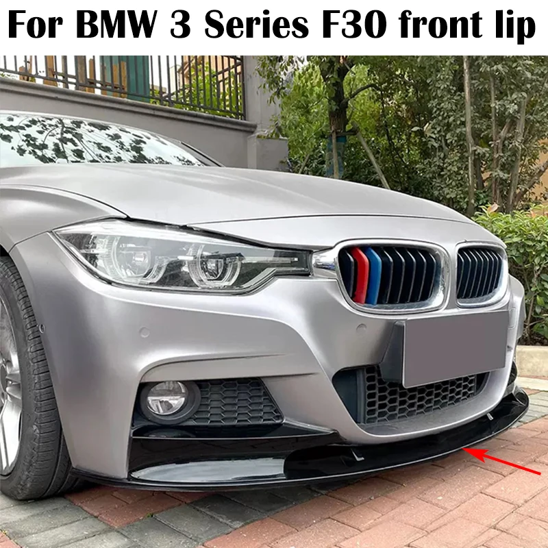 

For BMW 3 Series F30 F31 320i 325i 330i 2013-2019 Car Front Bumper Lip Splitter Diffuser Body Kits Spoiler Bumper Accessories