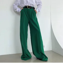 2026 New Women High Waist Casual Wide Leg Pants Long Palazzo Pants Trousers