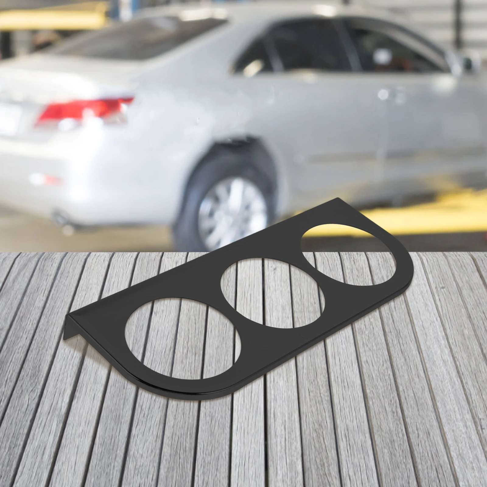 

Car Instrument 52MM Dash Mat Truck Dashboard Cover Triple Gauge Iron Meter Mats Covers Car Instrument Bracket Automotive