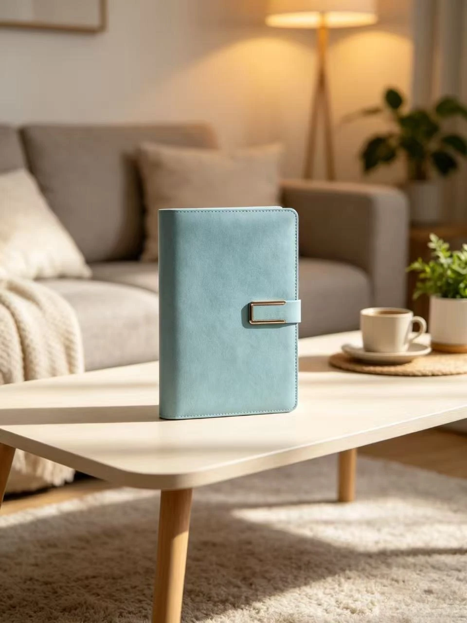 Vintage A5 Leather Notebook Soft Cover Buckle Journal 200 Pages Business Office College Daily Notepad Gift - view 3