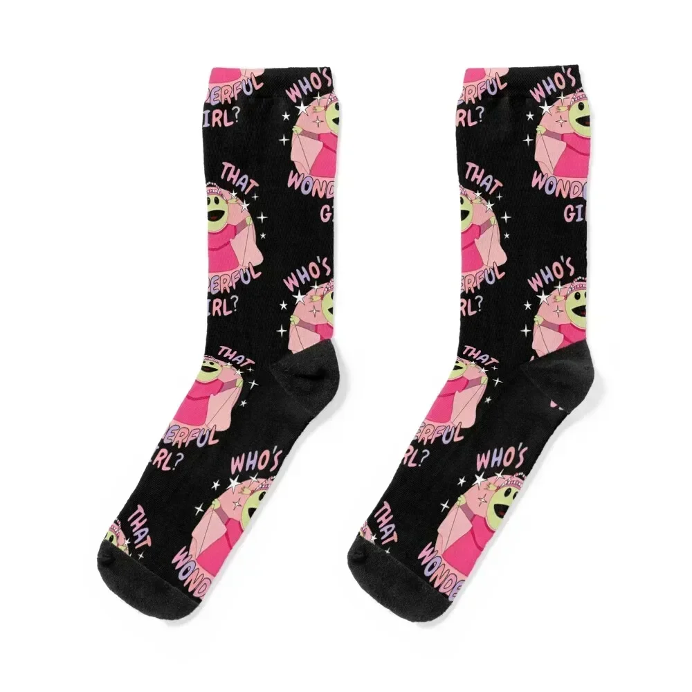 

Nanalan Who's that Wonderful Girl Socks gift winter gifts Stockings retro Men's Socks Women's