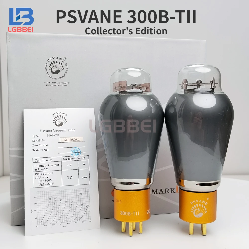 

PSVANE 300B MARKII Vacuum Tube 300B-TII Collection Version Upgrade 300B 300BN HIFI Audio Valve Electronic Tube Amp DIY