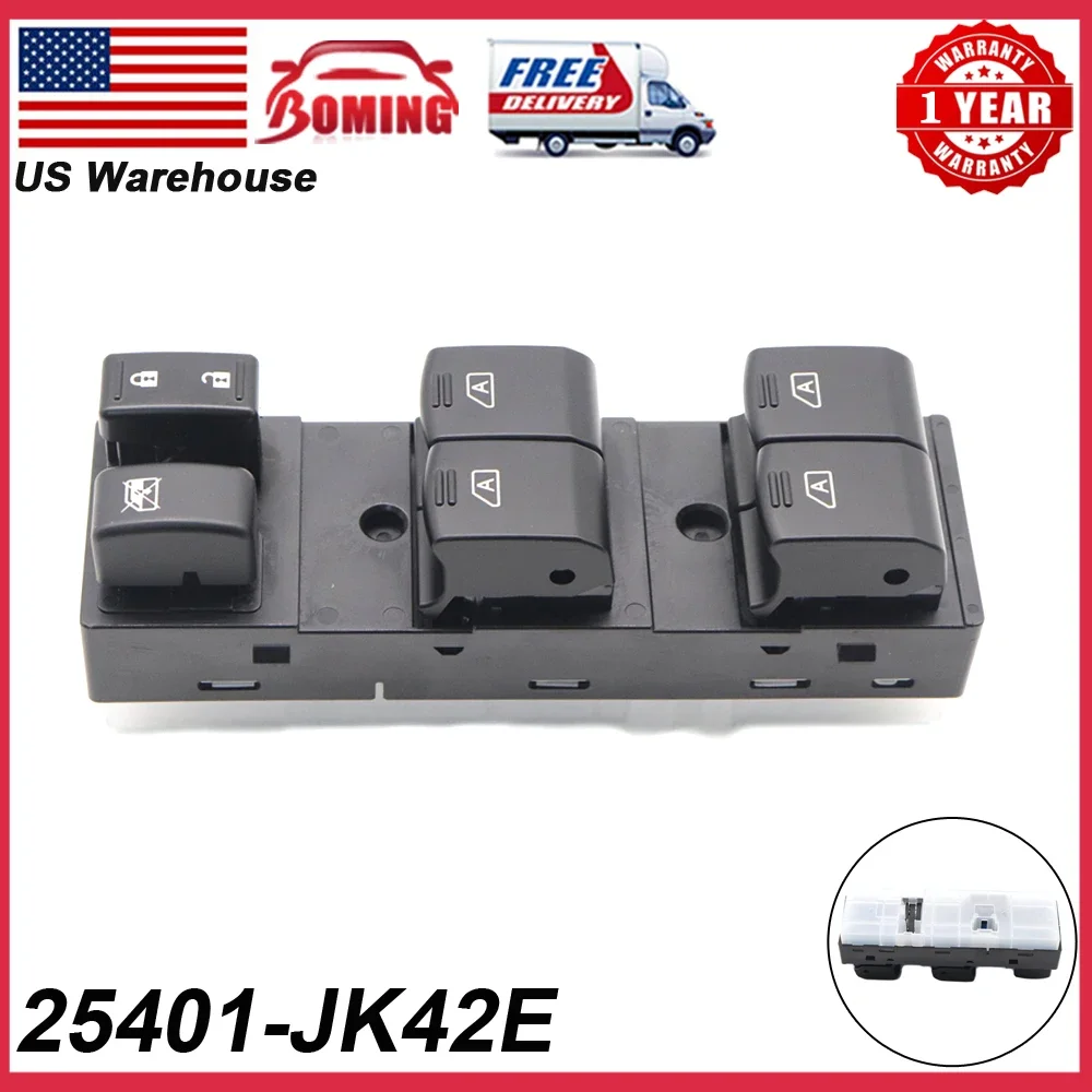 25401-JK42E New Car Electric Power Window Switch For Infiniti G25 G35 G37 Q40 2007-2015 25401-JK40D 25401JK42E 225401JK40D