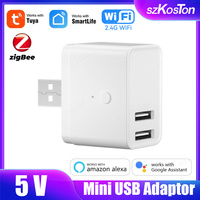 Tuya Smart WiFi Zigbee Micro 2 USB Adaptor Switch 5V Mini USB Power Adaptor Smart Life APP Control Via Alexa Google