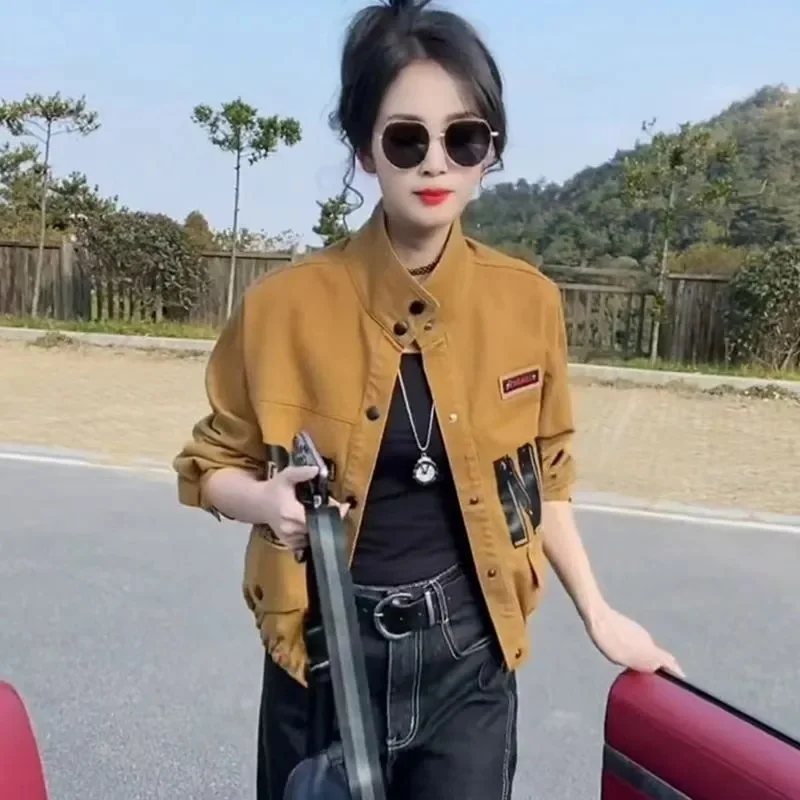 Fashion Short Coat Ladies 2026 Spring Autumn New Women Advanced Generous Overwear Temperament High Quality Outcoat Top