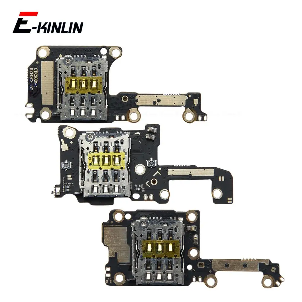 Sim Card Socket Holder Slot Tray Flex Cable For OPPO Find X2 Neo Ace2 Reno3 Reno4 Reno5 Reno6 Reno7 SE Reno8 Reno9 Pro 5G