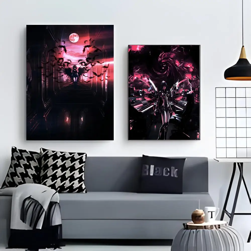 Ode Nation الهيب هوب المغني Mahmoud Odetari ملصق ملصق جدار يطبع لغرفة المعيشة غرفة نوم مكتب هدية تزيين المنزل #5