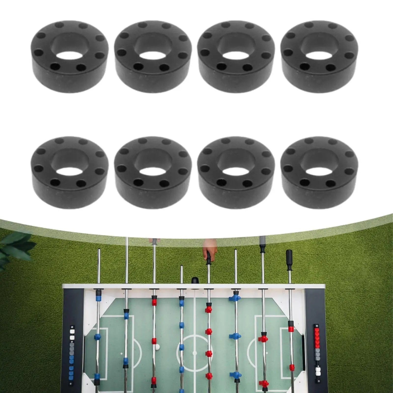 Foosball Table Replacement Bumper Pads Durable Rubber Buffer for Accessories for Table Soccer
