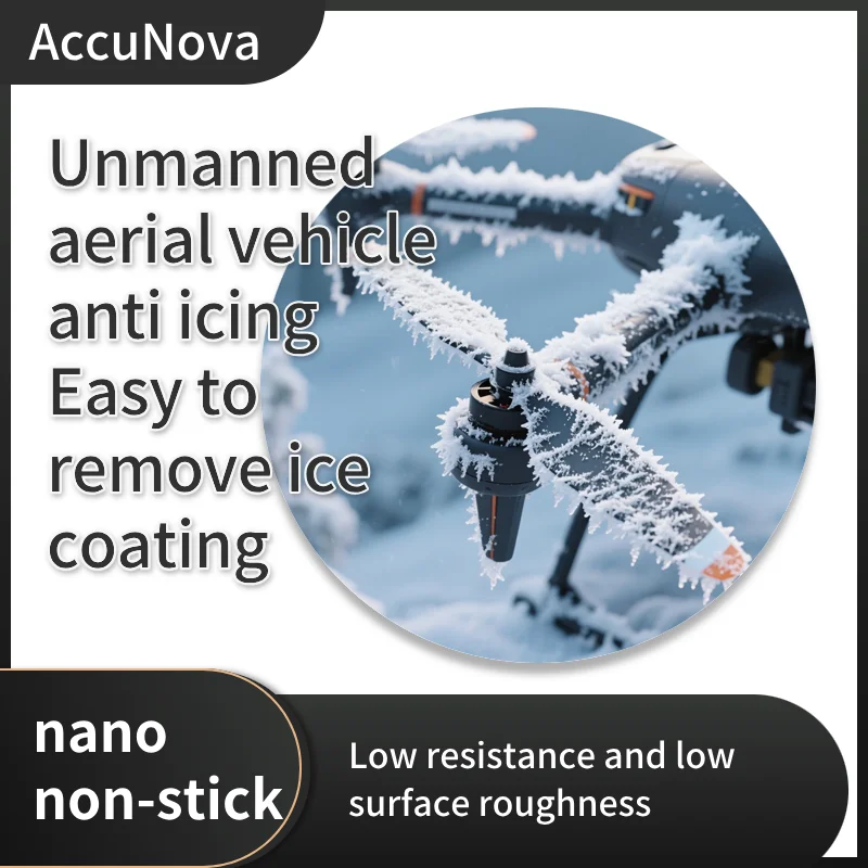 Drone Blade Anti-Icing Nano Coating - Easy De-Icing, Low Drag, Low Surface Roughness & Long-Lasting Ice Shield