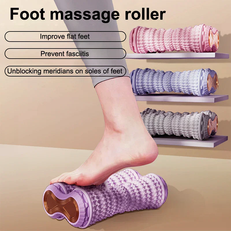 

Foot Massager Massage Roller Yoga Massage Ball Plantar Fascia Roller Muscle Relaxation Care Plastic Manual Foot Massager Rollers