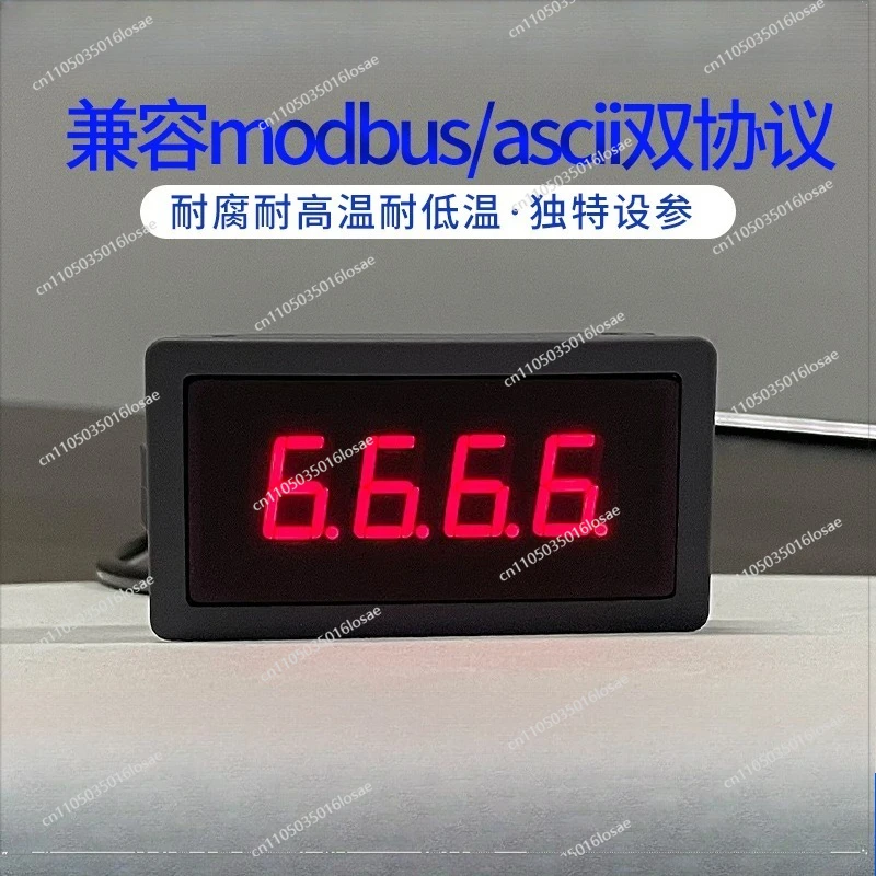 Suporte para aquisição de estação mestre, mesa de porta serial rs485, display digital de tubo, comunicação plc, protocolo MODBUS-RTU