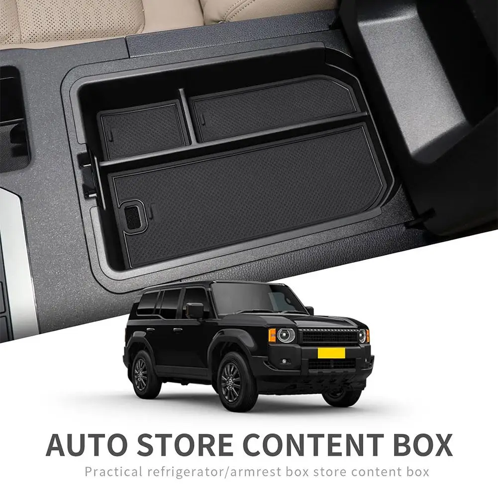 Car Interior Organizer Storage Box Tray For Toyota For Land Cruiser Prado 250 (For LAND CRUISER 250 J250) Auto Accessories