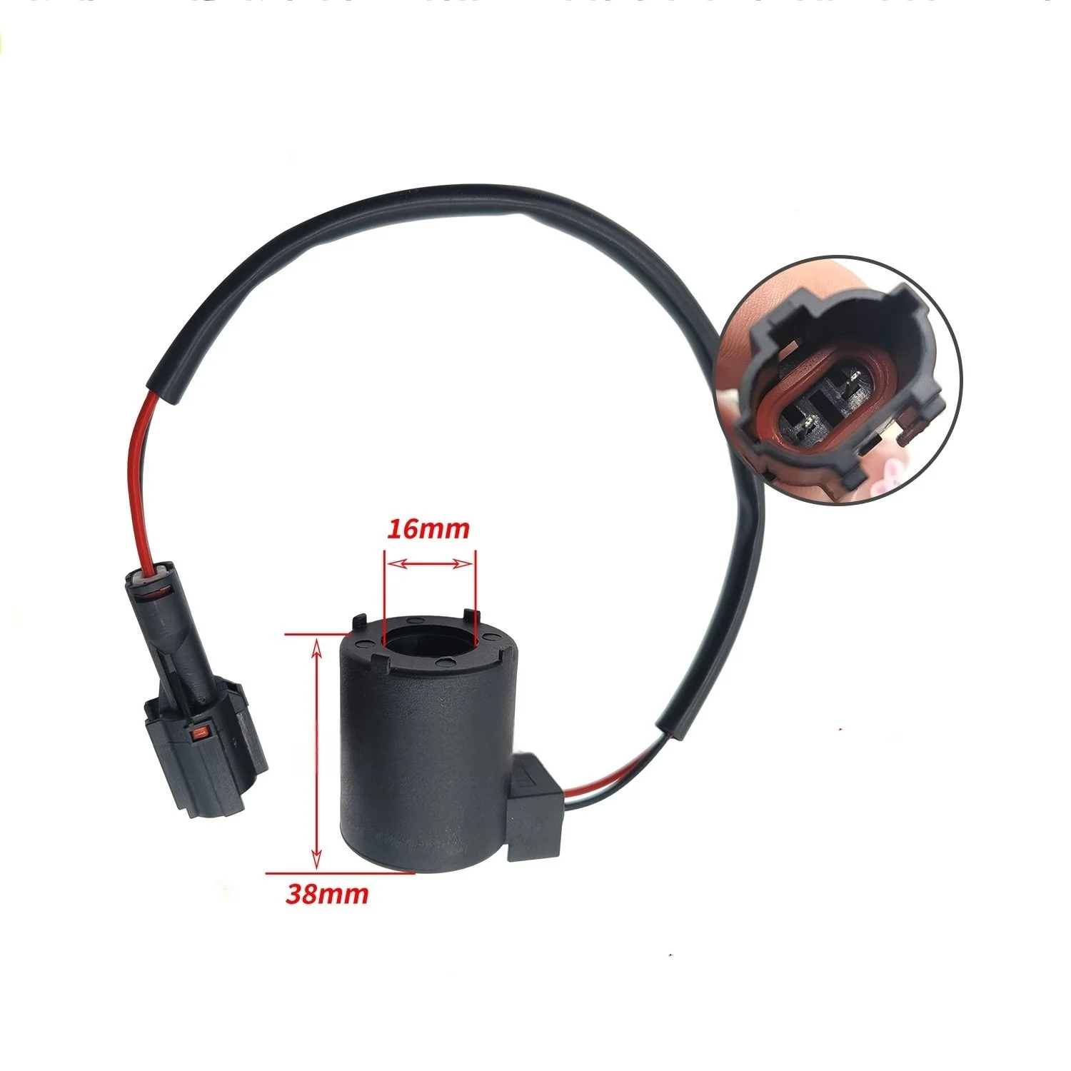 

Suitable for Yanmar VIO20/40/55 Mini Excavator Swing Safety Lock Solenoid Valve Coil 12V 24V