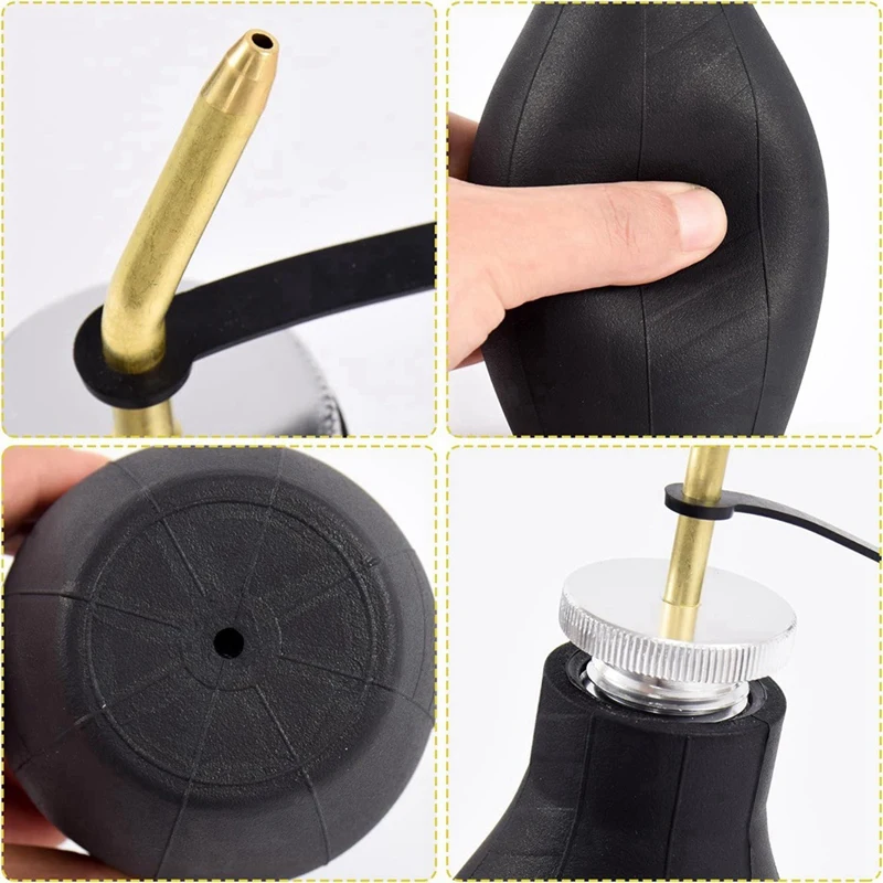A76f-bulb espanador pulverizador inseto buster portátil, dispensador aplicador para terra diatomácea outras aplicações de pó doméstico